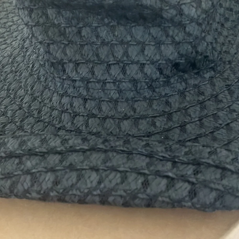 Black summer hat